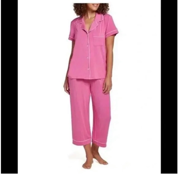 LOFT Other - LOFT Pink Button-Down Pajama Set Like New!